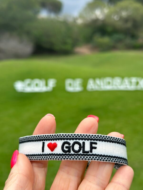 Armband mit I love golf