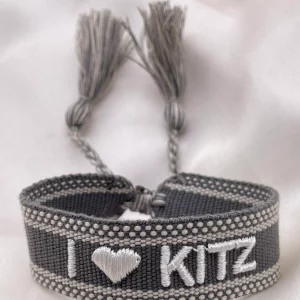 i love Kitz Armband grau